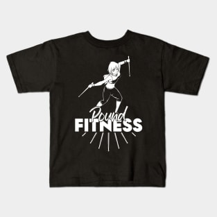 Workout with drumsticks - Pound Fitness Kids T-Shirt